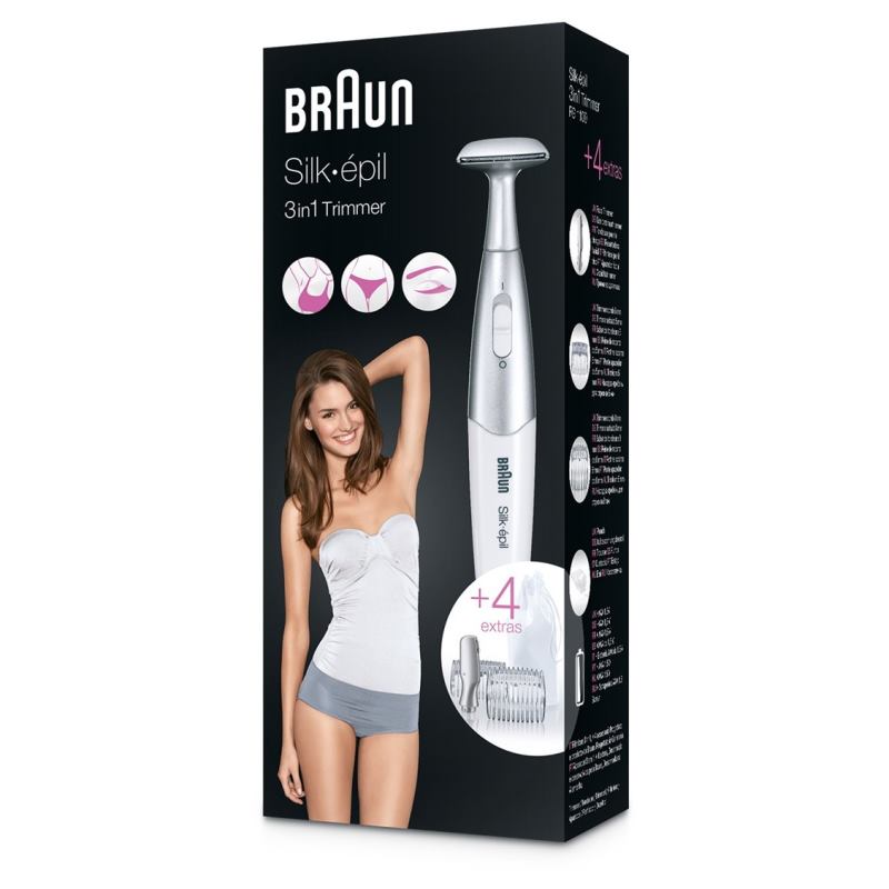 Braun FG 1100 Silk epil Bikini Styler epilátor biela