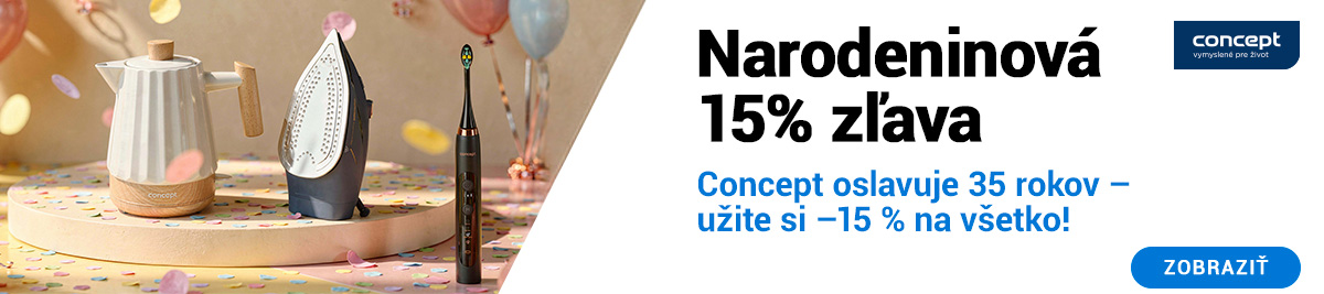-15% narodeninová zľava od Concept