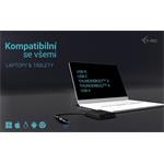  i-tec USB-A/USB-C Dual 4K DP Video Adapter