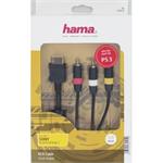 12-pin/3xCinch M/M, 3.0m, AV kábel pre Playstation 2