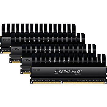 16GB kit DDR3 - 1600 MHz Crucial Ballistix Elite CL8 UDIMM 1,65V TS, 4x4GB