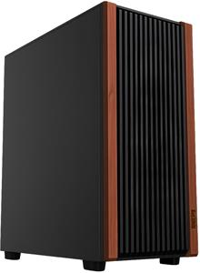 1stCOOL G6 Noble Wood Decor, skrinka ATX, USB3.0, USB-C, 3x ventilátor