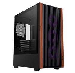 1stCOOL G6 Noble Wood Decor TS, skrinka ATX, USB3.0, USB-C, priehľadnná bočnica