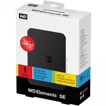 2,5" Ext. HDD WD Elements SE Portable 1TB USB 3.0 čierny