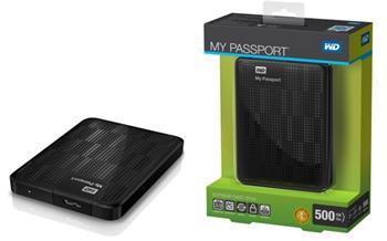 2,5" Ext. HDD WD My Passport 500GB USB 3.0 čierny
