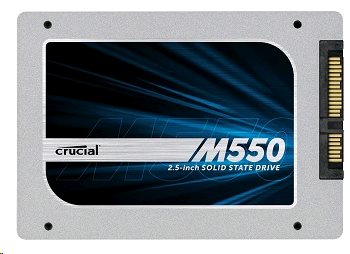 2,5" SSD 256GB Crucial M550 SATA 6Gb/s (čtení: 550MB/s) 7mm,256-bit HW