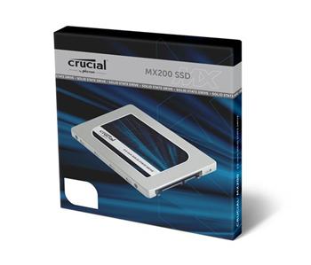 2,5" SSD 500GB Crucial MX200 SATA 6Gb/s, Read/Write: 555 MBs/500MBs, I