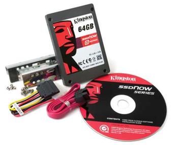 2,5" SSD HDD Now Kingston V Series 34nm 64GB Desktop kit