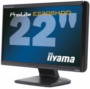 22"LCD iiyama E2208HDD -16:9,Full HD,DVI,piano b