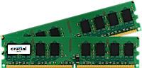 4GB DDR2-1066 MHz Crucial CL7, kit 2x2GB