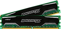 4GB kit DDR2 - 800 MHz Crucial Ballistix Sport CL5 UDIMM, 2x2GB