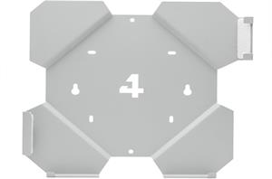 4MOUNT držiak na stenu pre PS4 SLIM, biely
