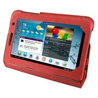 4World Ultra Slim Puzdro - stojan pre Galaxy Tab 2 Ultra Slim červený