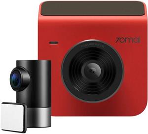 70mai Dash Cam A400 QHD + Rear Cam RC09 Set, kamera do auta, červená