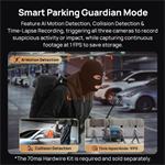 70mai T800 4K, set s RC41 + 512GB SD karta, autokamera