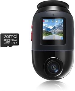 70mai X800 4K Omni + 256GB SD karta, autokamera, čierna