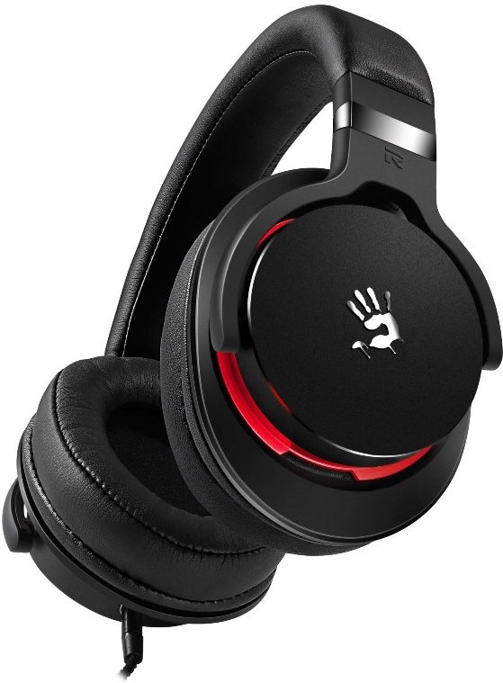 A4tech Bloody M550, slúchadlá, čierno-červené