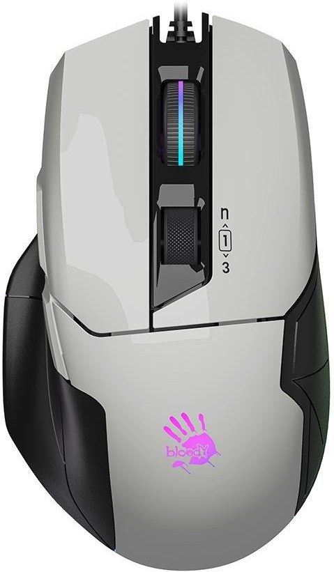 A4tech BLOODY W70 MAX, herná myš, biela | VÝPREDAJ