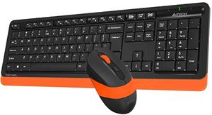A4tech FG1010 FSTYLER, bezdrôtový set, myš + klávesnica, čierno-oranžový