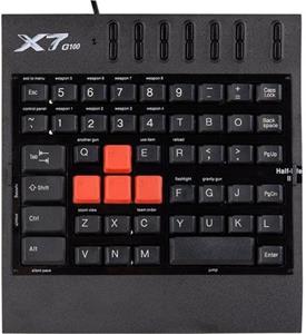A4tech G100, profesionálna hráčská klávesnica, CZ
