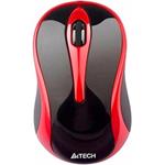 A4tech V-Track G3-280N, bezdrôtová myš, čierno-červená
