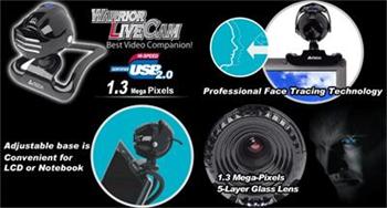 A4Tech webcam PK-130MG, Warrior LiveCam