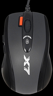 A4tech XL-750MK, OSCAR Game Laser mouse, 3600dpi, černá, USB