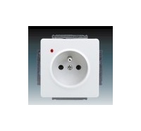 ABB Swing - Zásuvka jednonásobná s ochranným kolíkom, s ochranou pred