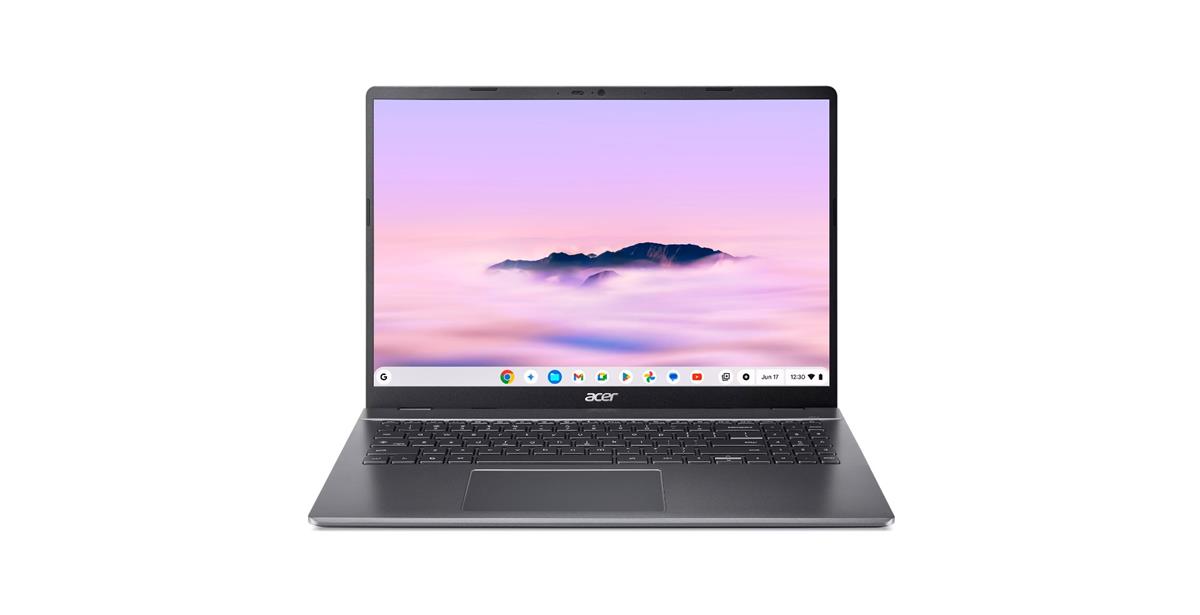 Acer Chromebook Plus 516/CB516-1HT-31UE/3-100U/16"/WUXGA/T/8GB/256GB/Intel int/Chrome/Gray/2R