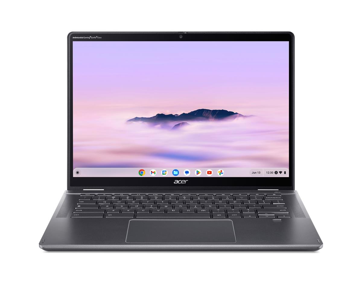 Acer Chromebook Plus Spin 514/CP514-4HN-36VY/3-100U/14"/WUXGA/T/8GB/256GB SSD/UHD/Chrome/Gray/2R