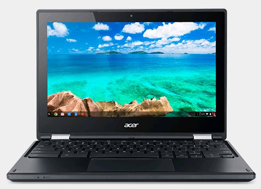 Acer Chromebook R11 C738T-C6P4, čierny