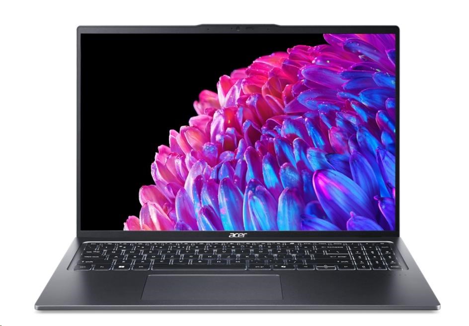 ACER NTB Swift Go 16 (SFG16-72-72QM), Core Ultra 7 155U,16" 1920x1200,16GB,1TB SSD,Intel Arc,W11H,Gray