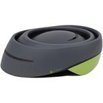 Acer skladacia helma, šedá so zeleným pruhom