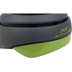 Acer skladacia helma, šedá so zeleným pruhom