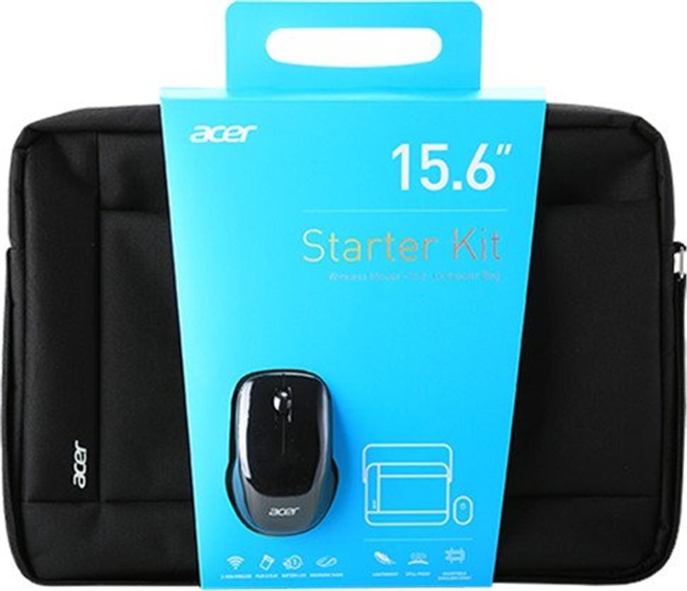 Acer Starter Kit taška na 15,6" notebook, čierna + bezdrôtová myš