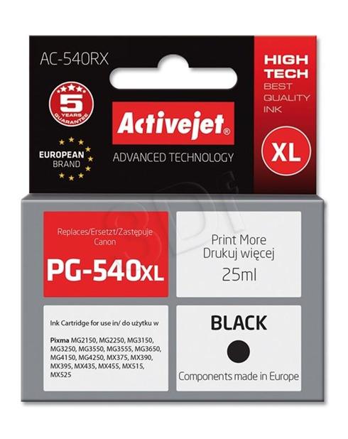 ActiveJet ink Canon PG-540XL, čierny, 25 ml