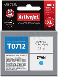 ActiveJet ink Epson T0712, cyan, 11 ml