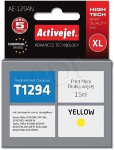 ActiveJet ink Epson T1294, žltý, 15 ml