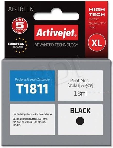 ActiveJet ink Epson T1811, čierny, 18 ml