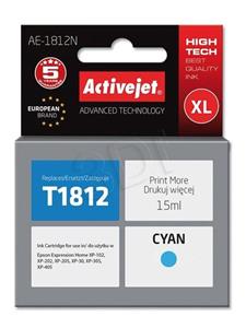 ActiveJet ink Epson T1812, cyan, 15 ml
