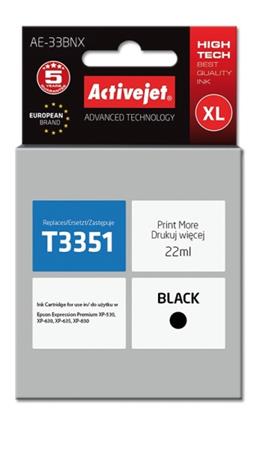 ActiveJet ink Epson T3351 new AE-33BNX, 22 ml, čierna