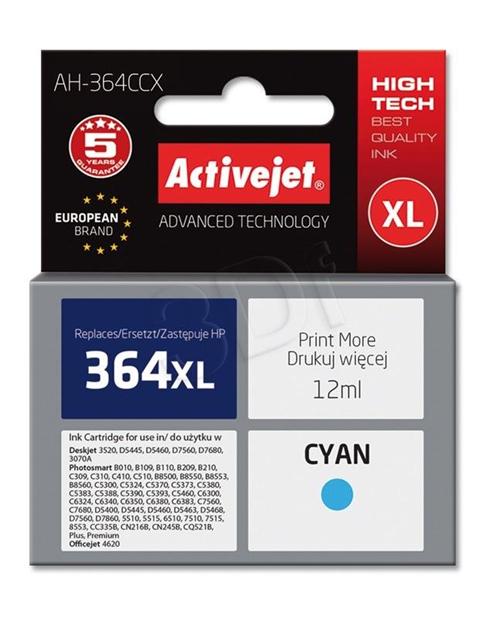 ActiveJet ink HP CB323, cyan, 12 ml