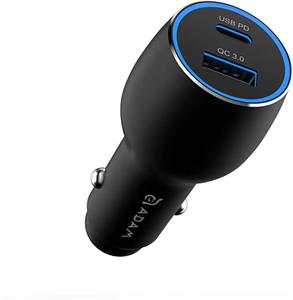 Adam Elements, 83W nabíjačka do auta USB-C/A, čierna
