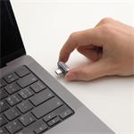 Adam Elementsi iKlips S USB-C Nano Touch Fingerprint SSD 256GB, sivý