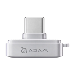 Adam Elementsi iKlips S USB-C Nano Touch Fingerprint SSD 256GB, sivý