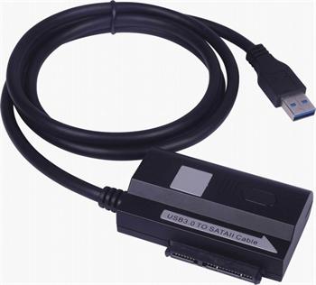 Adaptér Premium USB 3.0 - SATA adaptér s káblom, napájaci adaptér