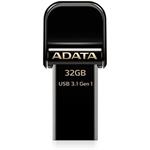 ADATA AI920, 32 GB, USB 3.1 klúč, USB, Lightning, čierny