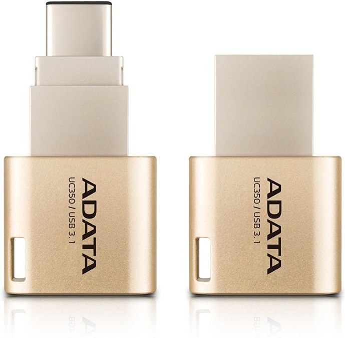 ADATA DashDrive UC350 32GB, zlatý