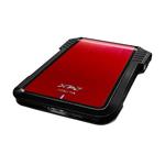 Adata EX500, externý box/rámček pre 2,5" SSD/HDD, USB 3.1, červený