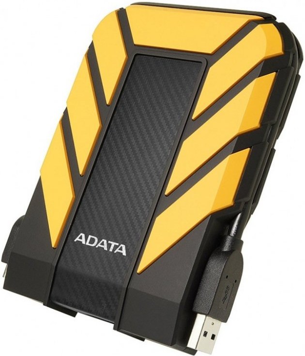 ADATA HD710, HDD, 1TB, žltý